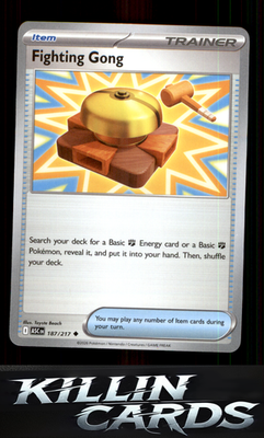 Fighting Gong 187/217 Pokemon Uncommon ME: Ascended Heroes Card NM