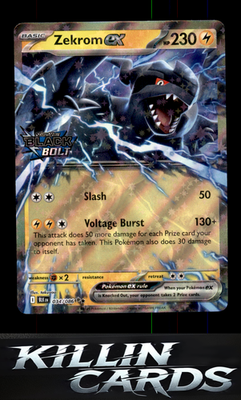 Zekrom ex (Black Bolt Stamped) 034/086 Pokemon Double Rare Miscellaneous Cards &