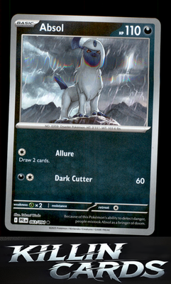 Absol 063/094 Pokemon Common ME02: Phantasmal Flames Card NM