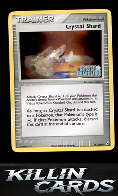 Reverse Holofoil Crystal Shard 76/100 Pokemon Uncommon Crystal Guardians Card LP