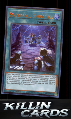 1st Edition Swordsoul Emergence MAMA-EN041 YuGiOh Ultra Rare Magnificent Mavens