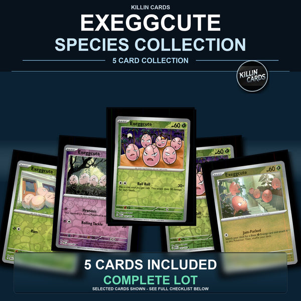 Pokemon TCG Exeggcute Species Collection 5 Different Cards