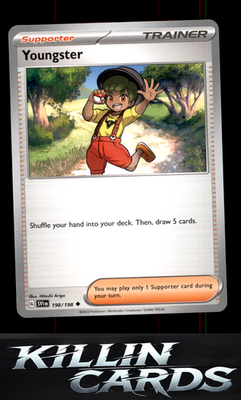 Youngster 198/198 Pokemon Uncommon SV01: Scarlet & Violet Base Set Card NM