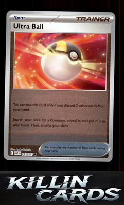 Reverse Holofoil Ultra Ball - 213/217 213/217 Pokemon Common ME: Ascended Heroes