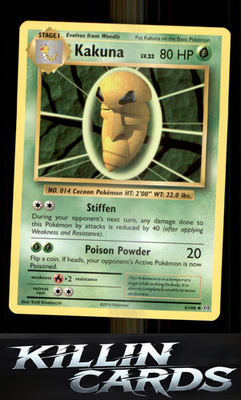 Kakuna 6/108 Pokemon Uncommon XY - Evolutions Card NM