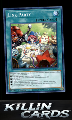 1st Edition Link Party MP21-EN042 YuGiOh Common 2021 Tin of Ancient Battles Card
