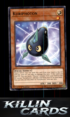 1st Edition Kuriphoton LED3-EN043 YuGiOh Common Legendary Duelists: White Dragon