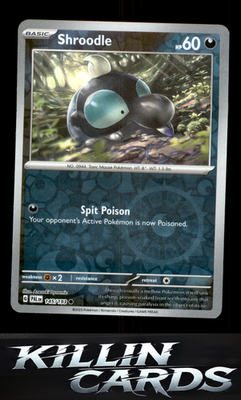 Reverse Holofoil Shroodle - 145/193 145/193 Pokemon Common SV02: Paldea Evolved