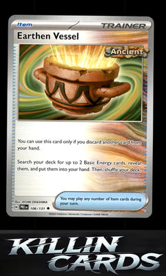 Earthen Vessel 106/131 Pokemon Uncommon SV: Prismatic Evolutions Card NM