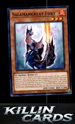 1st Edition Salamangreat Foxy LD10-EN046 YuGiOh Common Legendary Duelists: Soulb