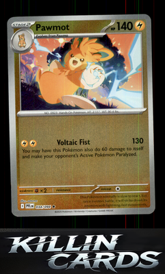 Reverse Holofoil Pawmot 034/094 Pokemon Rare ME02: Phantasmal Flames Card NM