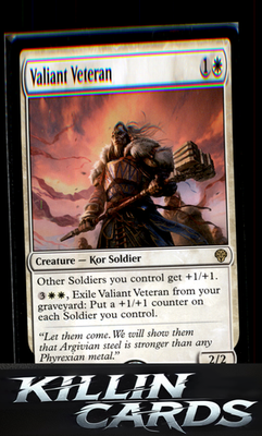 Valiant Veteran 38 Magic R Dominaria United Card NM