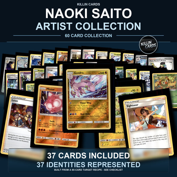 Pokemon TCG Naoki Saito Artist Collection 37 Cards Lot