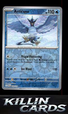 Reverse Holofoil Articuno - 032/159 032/159 Pokemon Uncommon SV09: Journey Toget