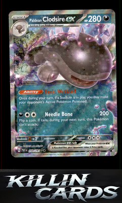 Paldean Clodsire ex - 059/091 059/091 Pokemon Double Rare SV: Paldean Fates Card