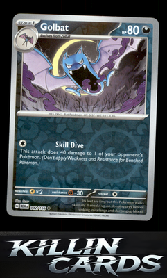 Reverse Holofoil Golbat 042/165 Pokemon Uncommon SV: Scarlet & Violet 151 Card N