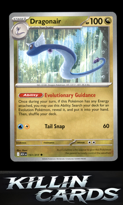 Dragonair 151/217 Pokemon Uncommon ME: Ascended Heroes Card NM