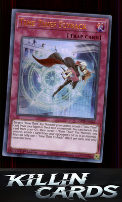 1st Edition Time Thief Flyback GFTP-EN068 YuGiOh Ultra Rare Ghosts From the Past
