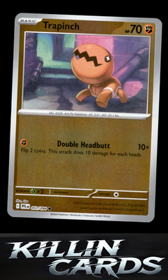 Reverse Holofoil Trapinch 051/094 Pokemon Common ME02: Phantasmal Flames Card NM