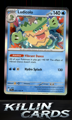 Ludicolo 037/159 Pokemon Rare SV09: Journey Together Card NM