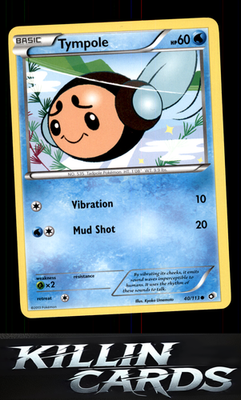Tympole 40/113 Pokemon Common Legendary Treasures Card LP
