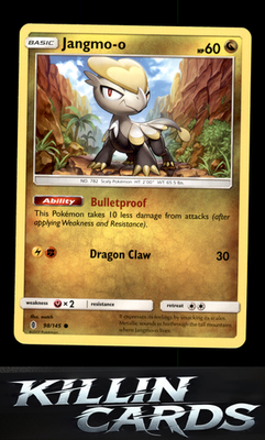 Jangmo-o 98/145 Pokemon Common SM - Guardians Rising Card NM