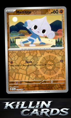 Reverse Holofoil Meditite - 110/198 110/198 Pokemon Common SV01: Scarlet & Viole
