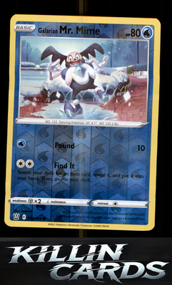 Reverse Holofoil Galarian Mr. Mime 034/163 Pokemon Common SWSH05: Battle Styles