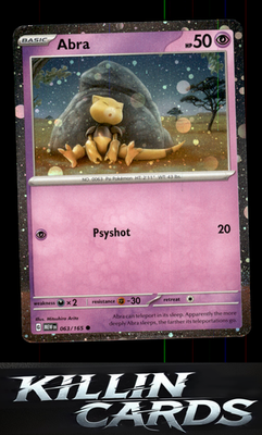 Abra - 063/165 (Cosmos Holo) 063/165 Pokemon Promo Miscellaneous Cards & Product