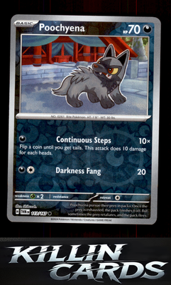 Reverse Holofoil Poochyena 113/167 Pokemon Common SV06: Twilight Masquerade Card