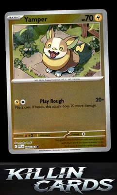Reverse Holofoil Yamper - 030/094 030/094 Pokemon Common ME02: Phantasmal Flames