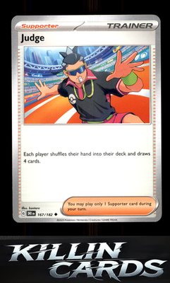 Judge - 167/182 167/182 Pokemon Uncommon SV10: Destined Rivals Card NM
