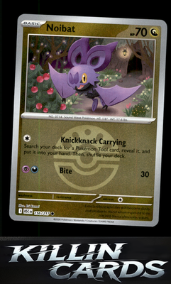 Reverse Holofoil Noibat (Friend Ball) 156/217 Pokemon Common ME: Ascended Heroes