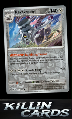 Reverse Holofoil Revavroom - 065/091 065/091 Pokemon Rare SV: Paldean Fates Card