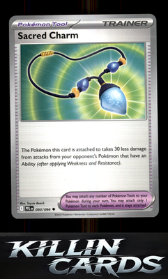 Sacred Charm - 093/094 093/094 Pokemon Uncommon ME02: Phantasmal Flames Card NM