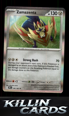 Zamazenta - 146/182 146/182 Pokemon Rare SV10: Destined Rivals Card NM