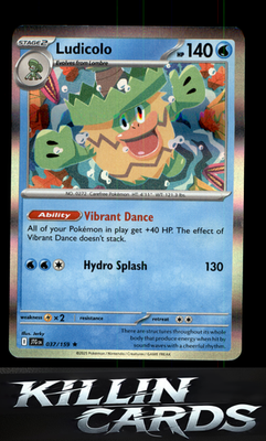Ludicolo 037/159 Pokemon Rare SV09: Journey Together Card NM