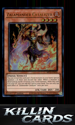 1st Edition Zalamander Catalyzer MP23-EN216 YuGiOh Ultra Rare 25th Anniversary T