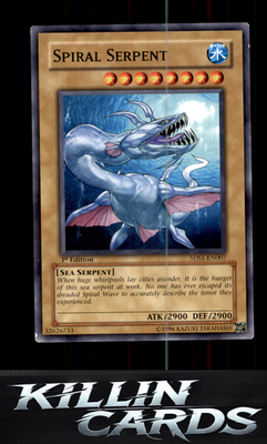 1st Edition Spiral Serpent 5DS1-EN007 YuGiOh Common 5D's 2008 Starter Deck Card