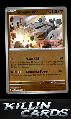 Reverse Holofoil Stonjourner 081/132 Pokemon Uncommon ME01: Mega Evolution Card