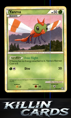 Yanma 84/102 Pokemon Common Triumphant Card LP