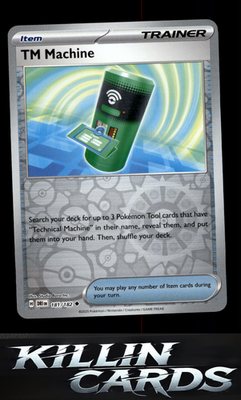 Reverse Holofoil TM Machine 181/182 Pokemon Uncommon SV10: Destined Rivals Card