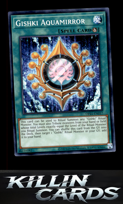 Gishki Aquamirror OP21-EN017 YuGiOh Common OTS Tournament Pack 21 Card NM