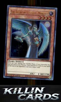 1st Edition The Agent of Wisdom - Mercury GFP2-EN048 YuGiOh Ultra Rare Ghosts Fr