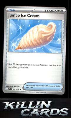 Jumbo Ice Cream 091/094 Pokemon Uncommon ME02: Phantasmal Flames Card NM