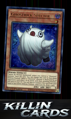 1st Edition Ghostrick Specter GFP2-EN065 YuGiOh Ultra Rare Ghosts From the Past: