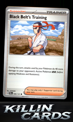 Black Belt's Training - 099/131 099/131 Pokemon Common SV: Prismatic Evolutions