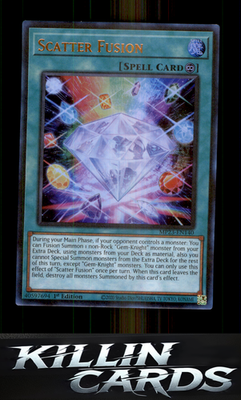 1st Edition Scatter Fusion MP23-EN140 YuGiOh Ultra Rare 25th Anniversary Tin: Du