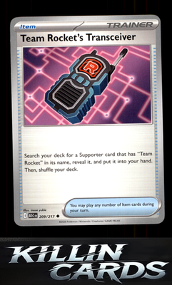 Team Rocket's Transceiver - 209/217 209/217 Pokemon Uncommon ME: Ascended Heroes