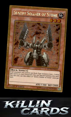 1st Edition Sentry Soldier of Stone MVP1-ENG12 YuGiOh Gold Rare The Dark Side of